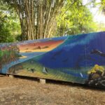 Carlos hiller underwater scene painted for Coral Restoration at Parque Marino Ballena, Costa Rica.